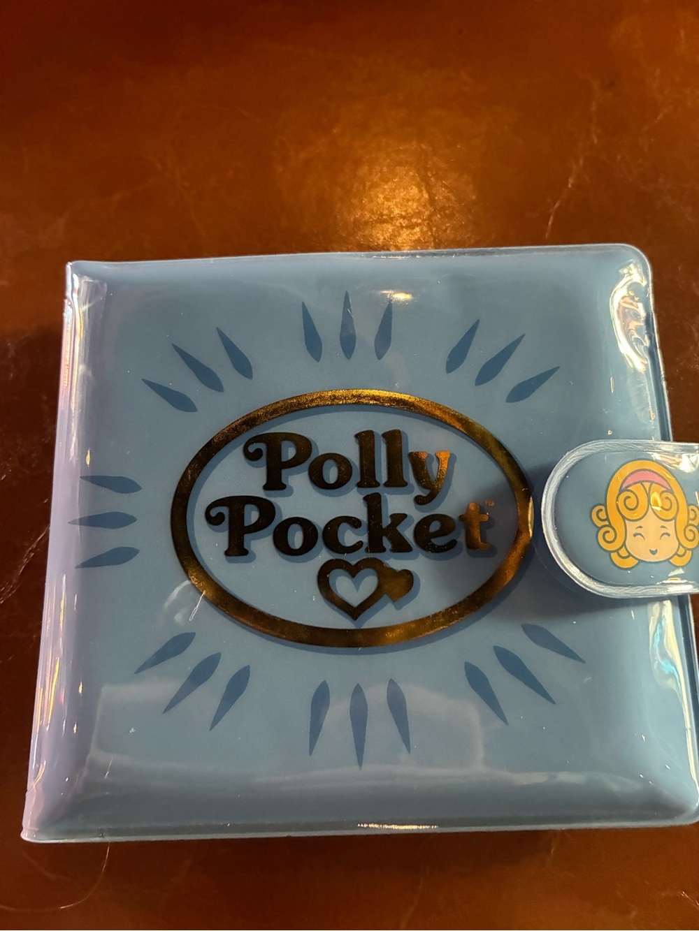 Polly Pocket Blue Vinyl wallet - Picture 2 of 5